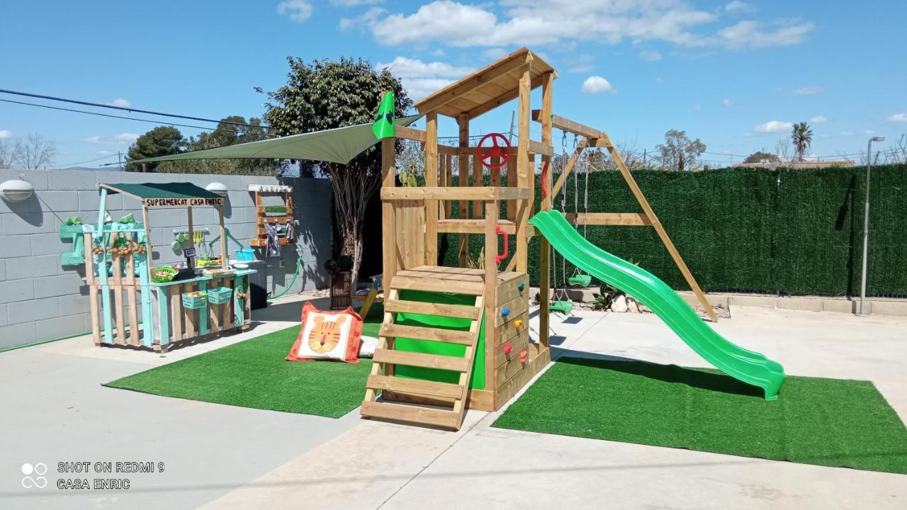 Casa Enric , Con Zona Infantil, Piscina Y Parking Privado Deltebre Exterior foto
