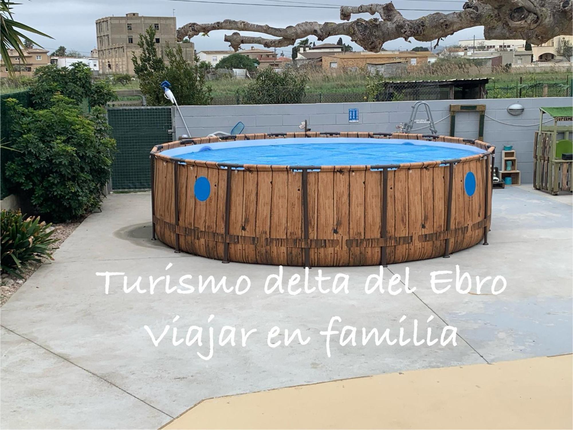 Casa Enric , Con Zona Infantil, Piscina Y Parking Privado Deltebre Exterior foto
